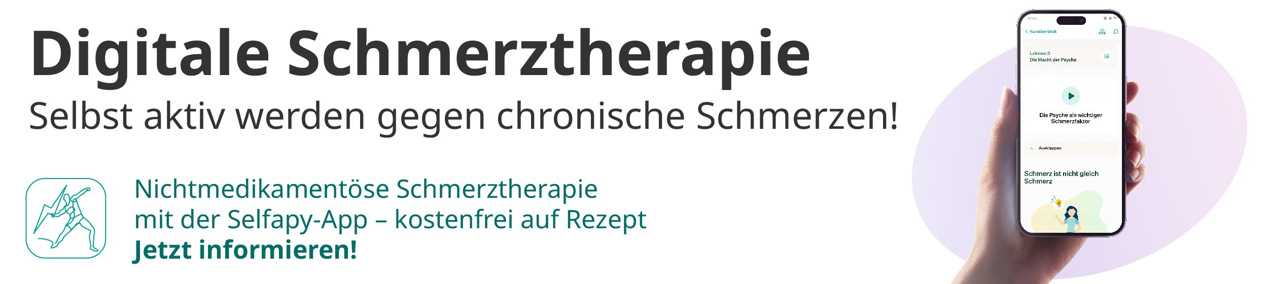 Digitale Gesundheitsanwendung bei chronischen Schmerzen